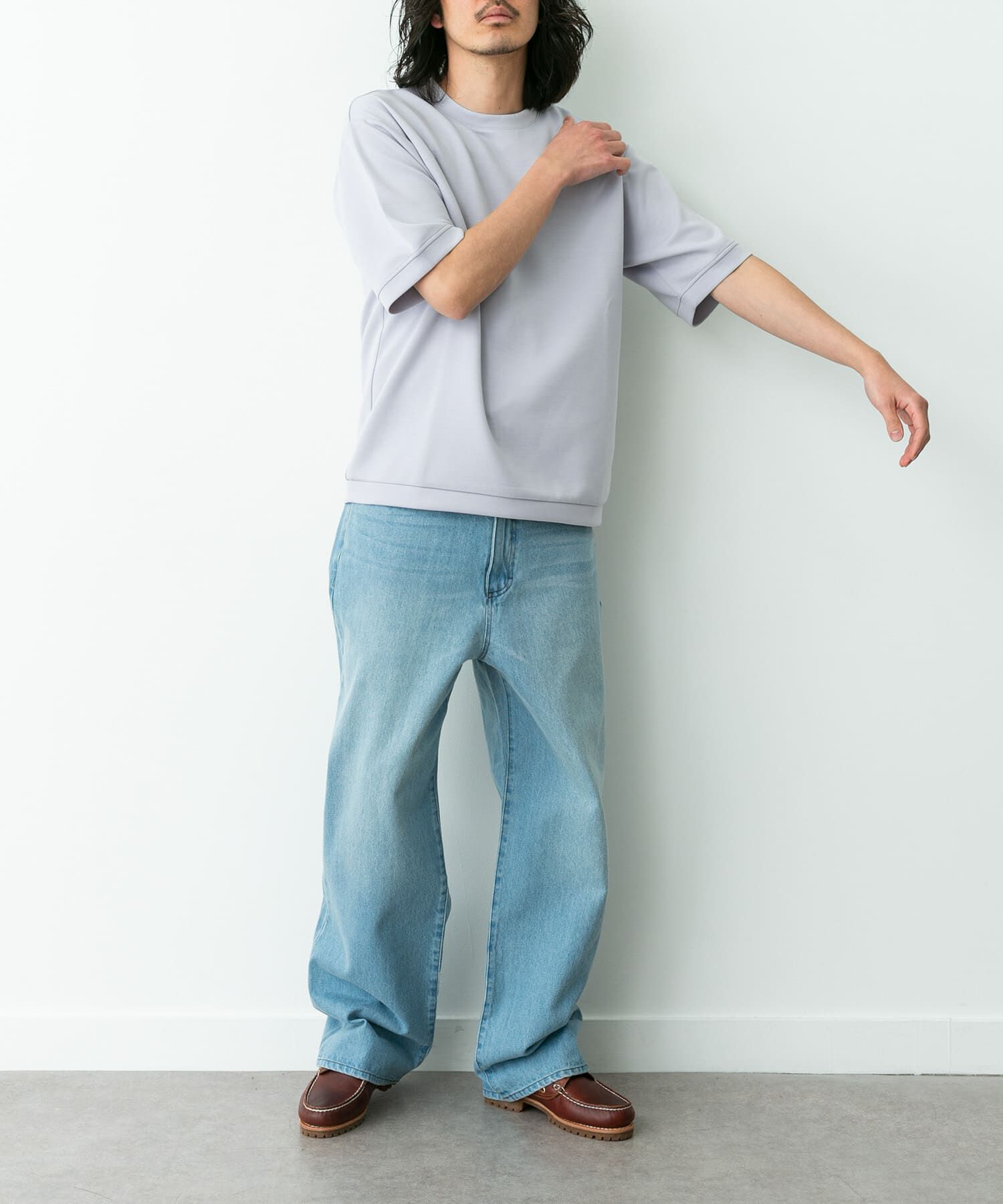 Sonny Label 「シルキーダンボールニットTシャツ」|Tシャツ・カットソー|