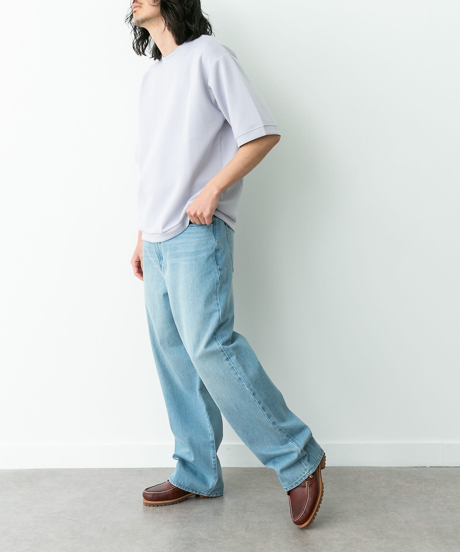 Sonny Label 「シルキーダンボールニットTシャツ」|Tシャツ・カットソー|