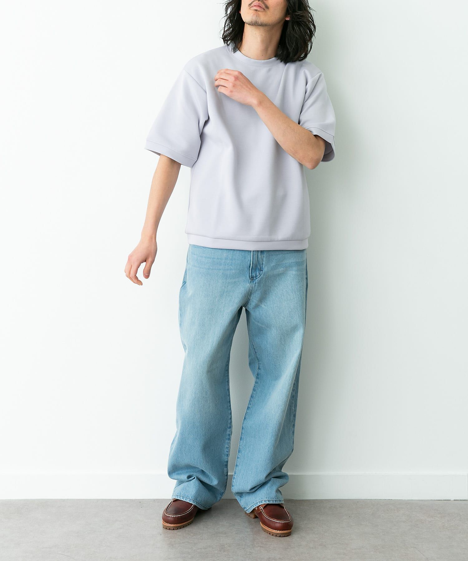 Sonny Label 「シルキーダンボールニットTシャツ」|Tシャツ・カットソー|