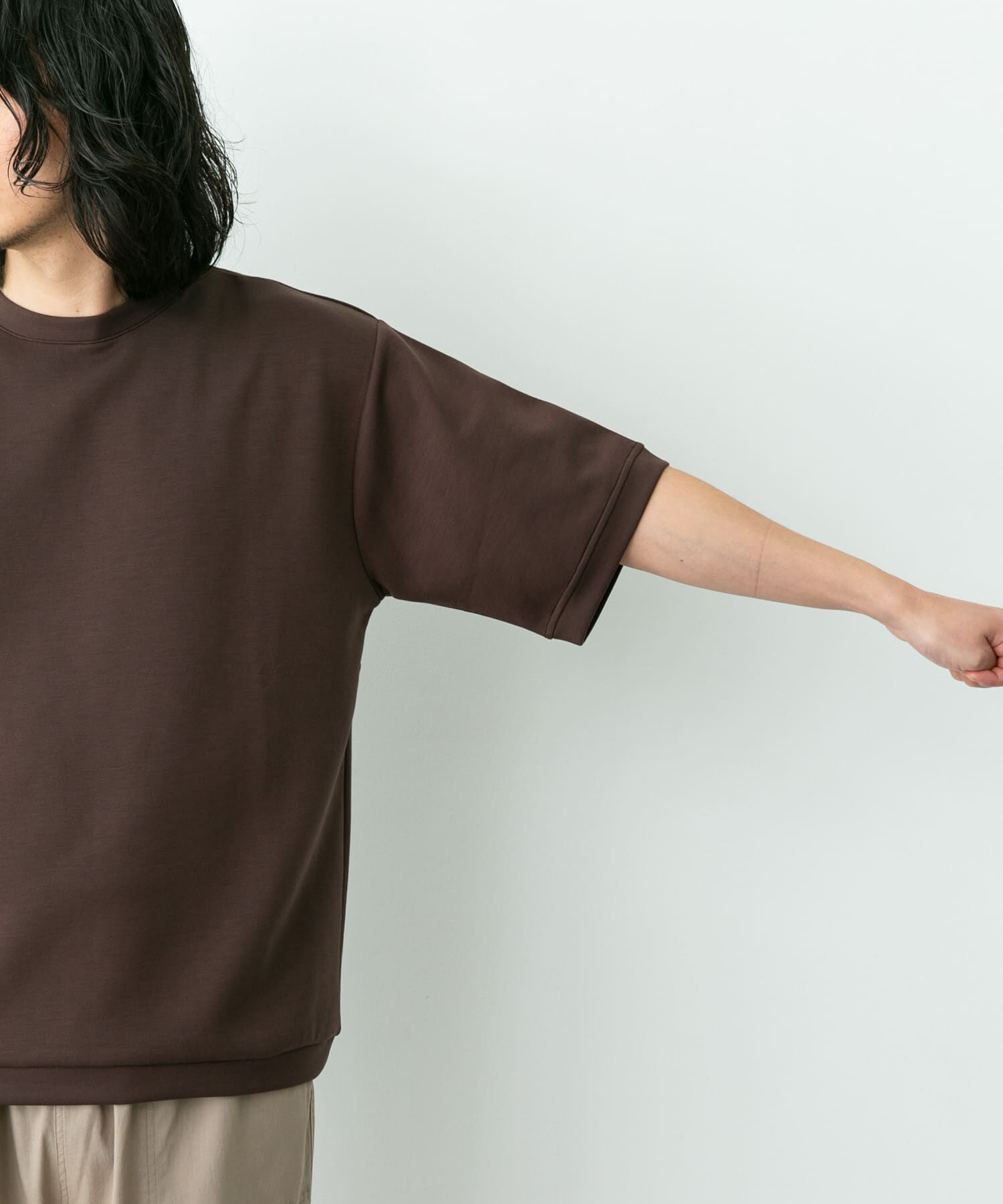 Sonny Label 「シルキーダンボールニットTシャツ」|Tシャツ・カットソー|