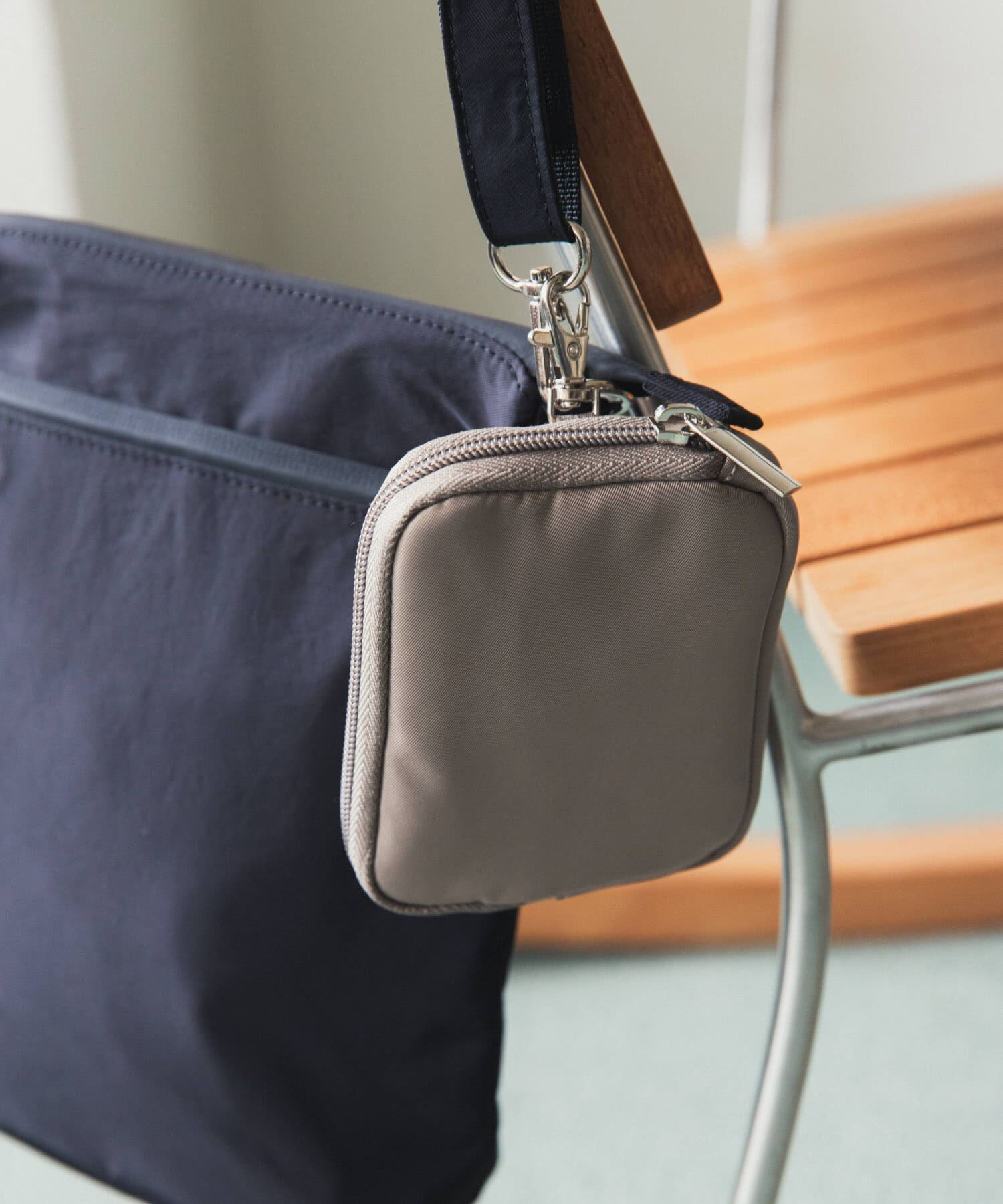 URBAN RESEARCH DOORS「撥水ミニウォレット」|財布|ベージュ