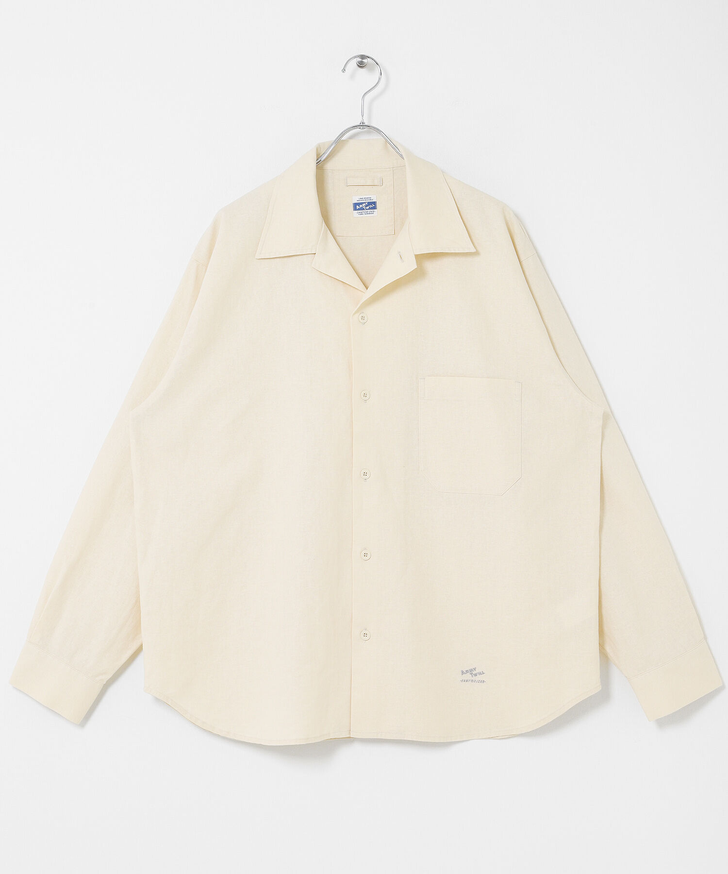 Sonny Label 「ARMY TWILL　COTTON LINEN UTILITYSHIRTS」|シャツ・ブラウス|ホワイト系その他