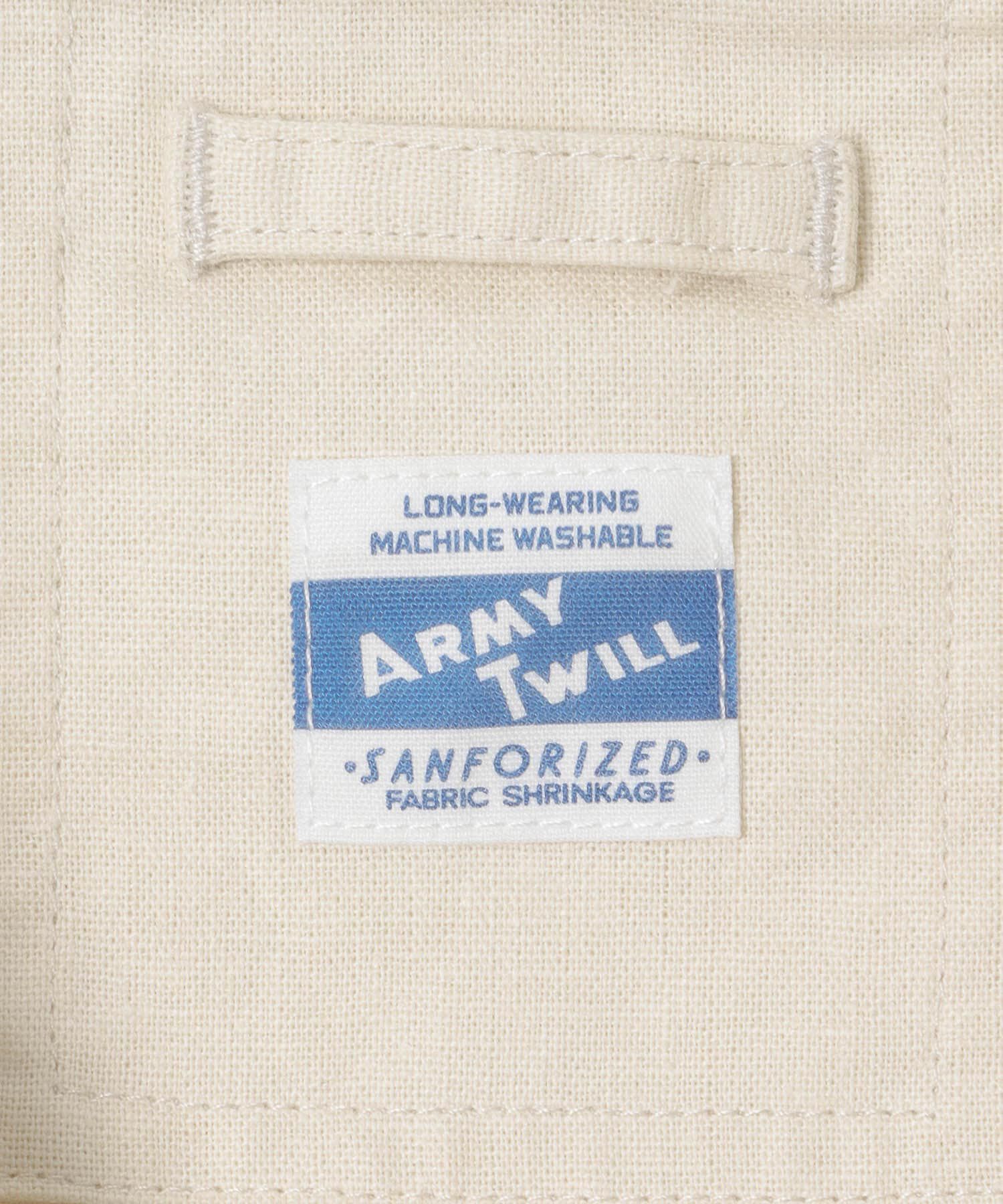 Sonny Label 「ARMY TWILL　COTTON LINEN UTILITYSHIRTS」|シャツ・ブラウス|