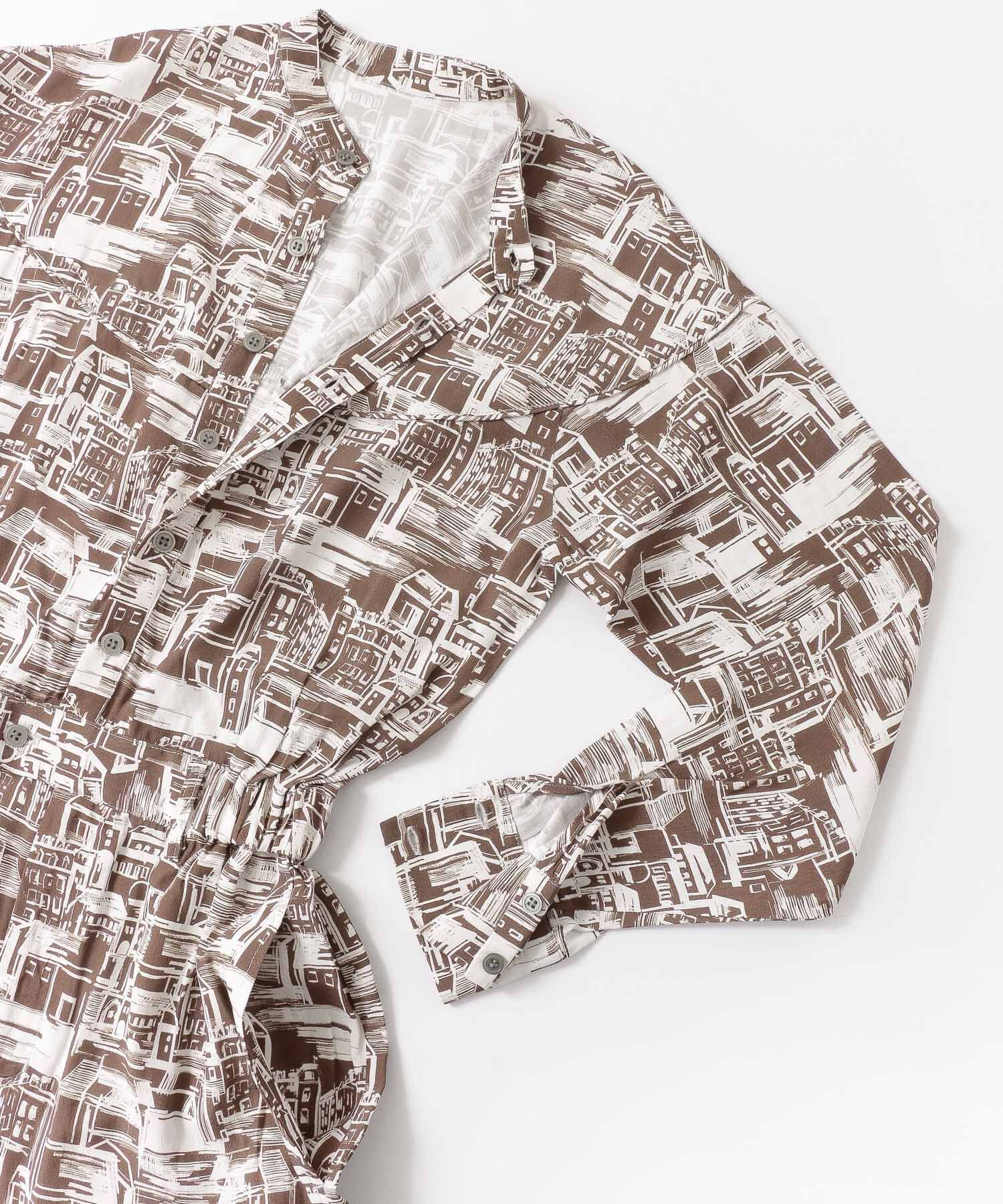  「townプリントジャンプスーツ&there4;」|スカート|