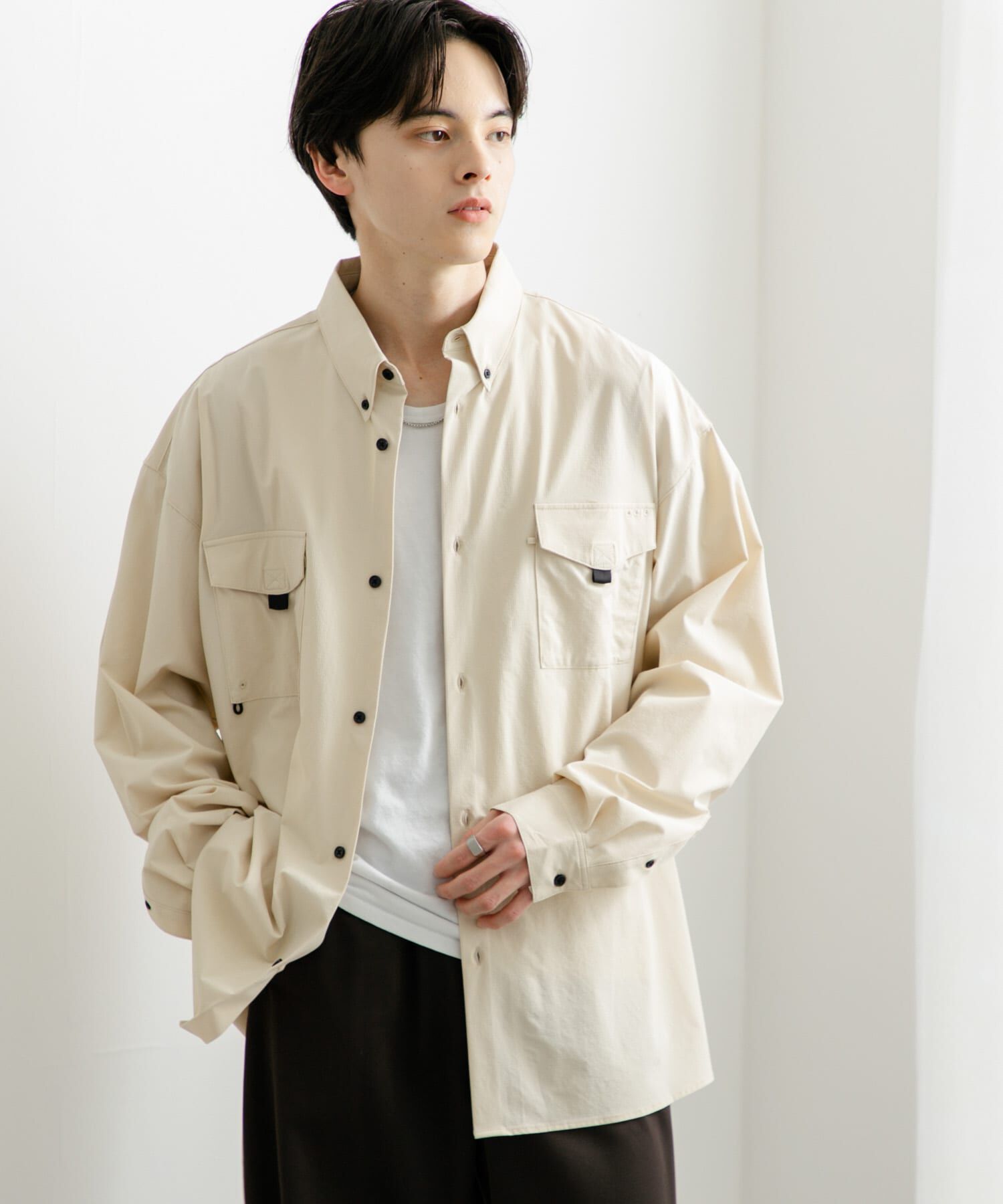 SENSE OF PLACE by URBAN RESEARCH「リップストップフィッシングシャツ」|シャツ・ブラウス|