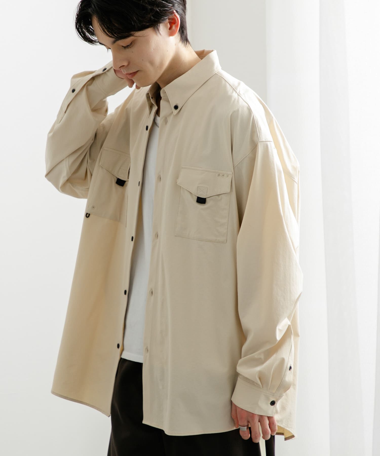 SENSE OF PLACE by URBAN RESEARCH「リップストップフィッシングシャツ」|シャツ・ブラウス|