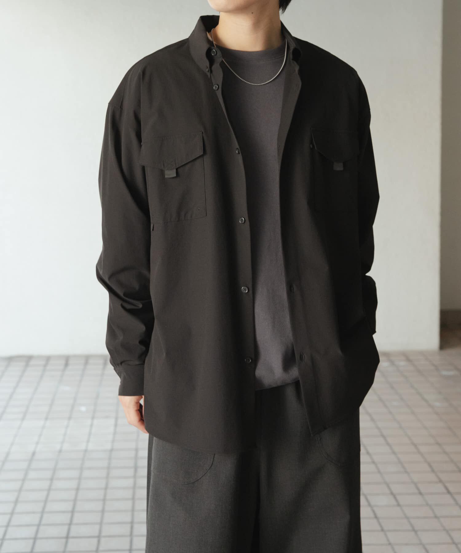 SENSE OF PLACE by URBAN RESEARCH「リップストップフィッシングシャツ」|シャツ・ブラウス|