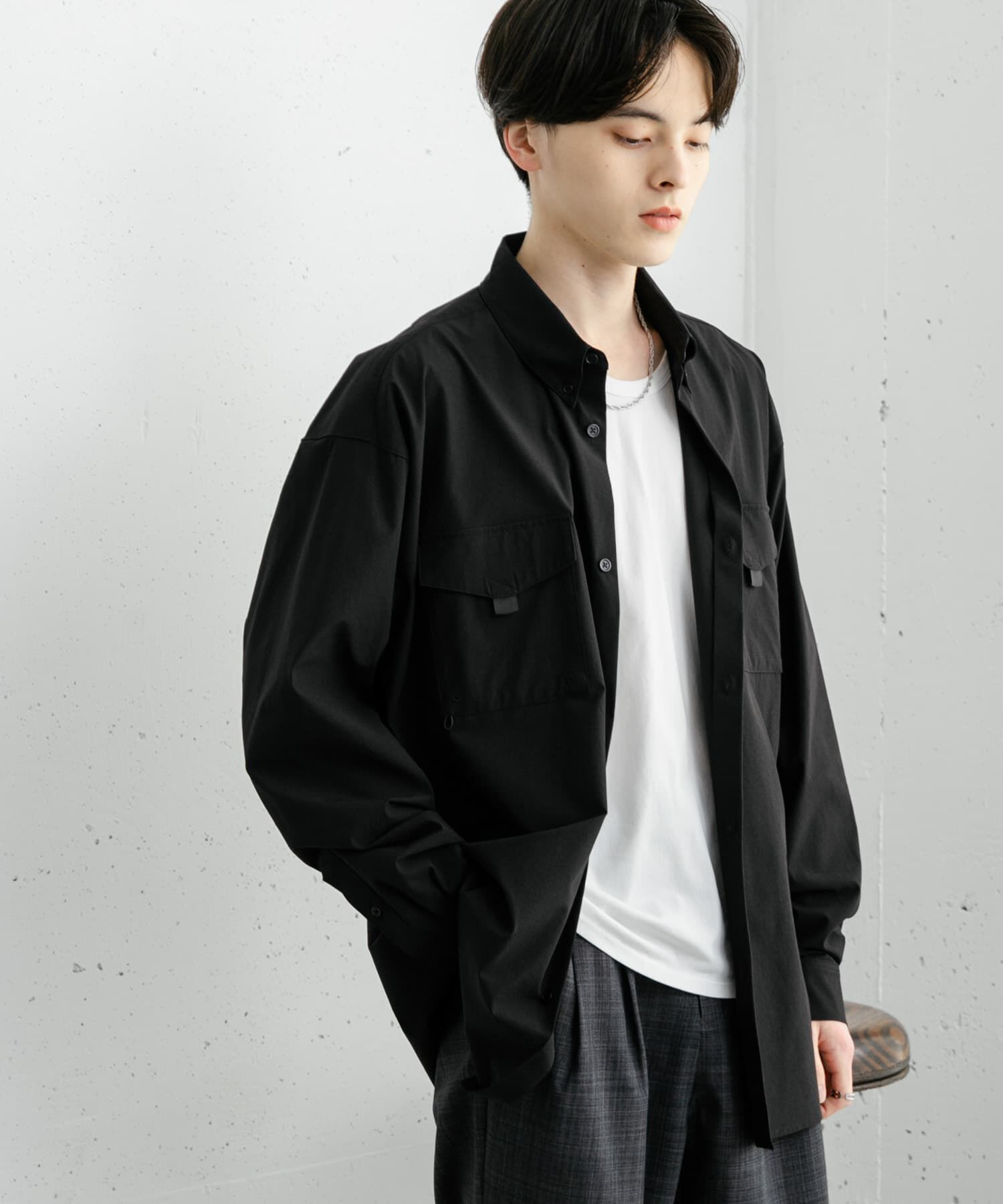 SENSE OF PLACE by URBAN RESEARCH「リップストップフィッシングシャツ」|シャツ・ブラウス|