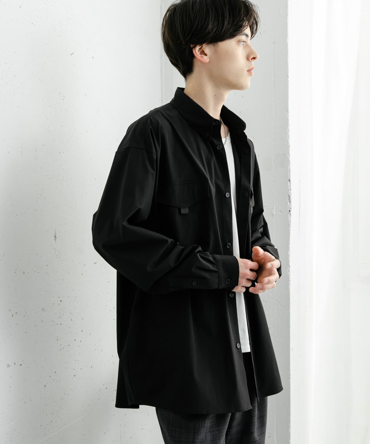 SENSE OF PLACE by URBAN RESEARCH「リップストップフィッシングシャツ」|シャツ・ブラウス|