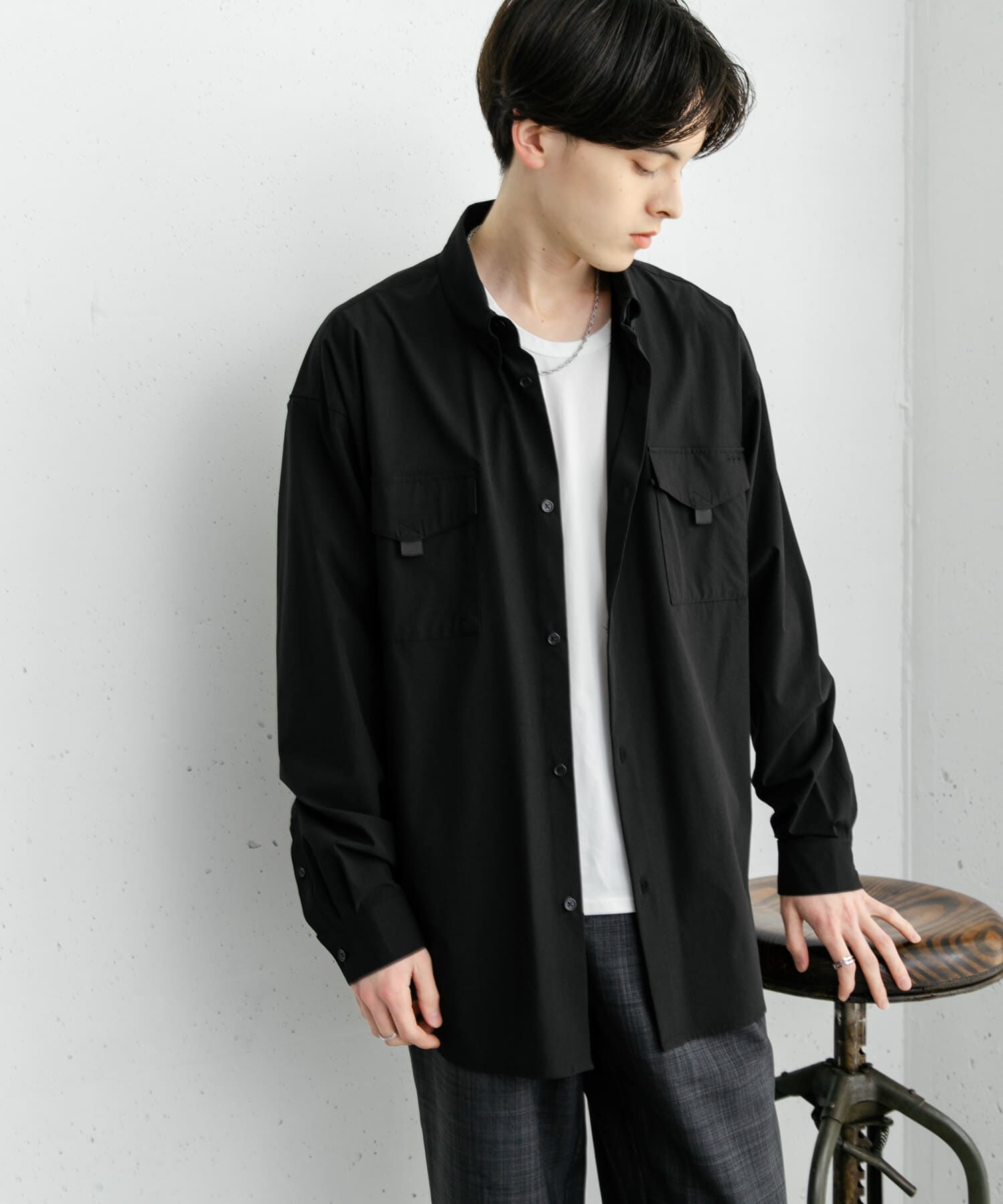 SENSE OF PLACE by URBAN RESEARCH「リップストップフィッシングシャツ」|シャツ・ブラウス|