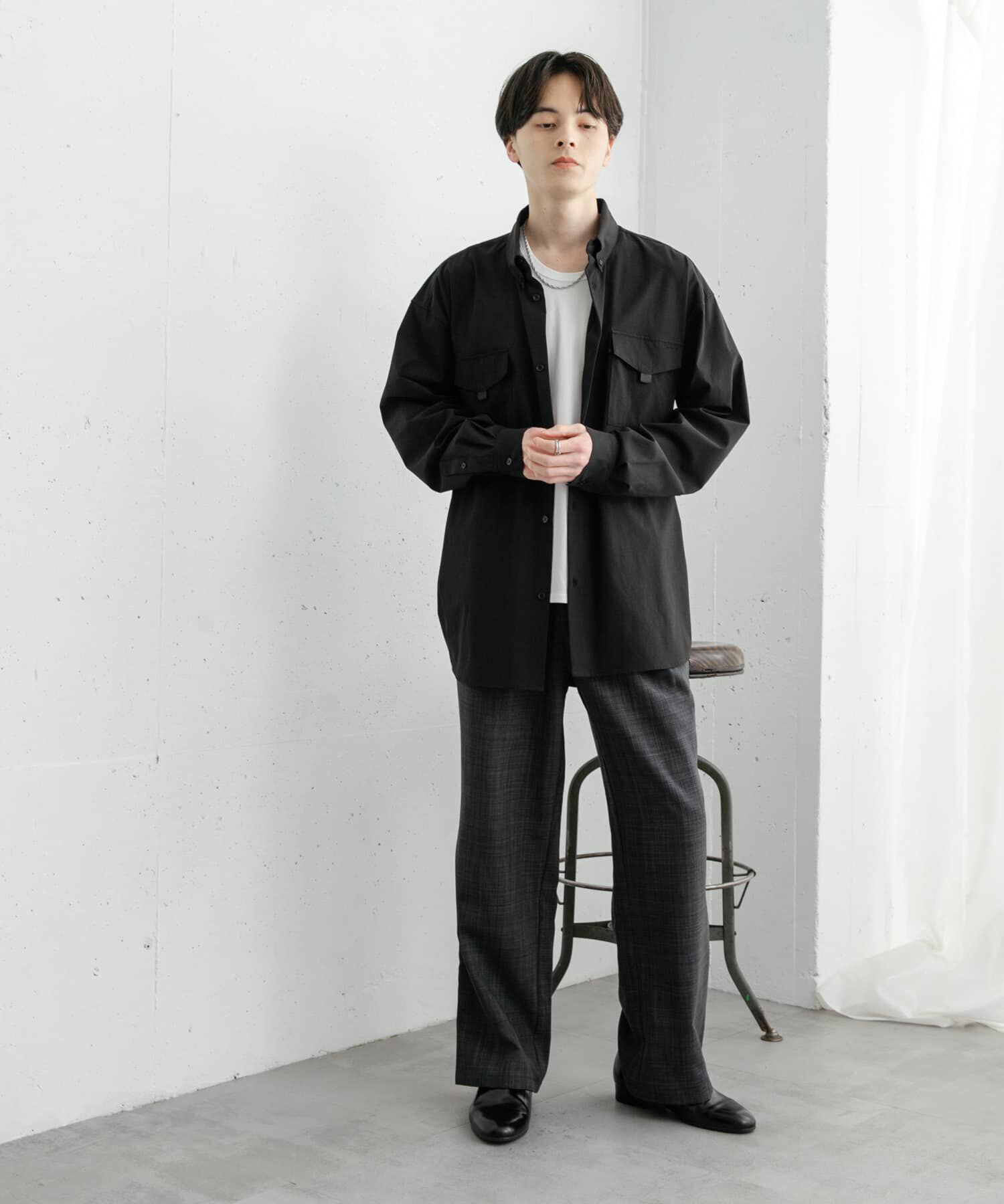 SENSE OF PLACE by URBAN RESEARCH「リップストップフィッシングシャツ」|シャツ・ブラウス|