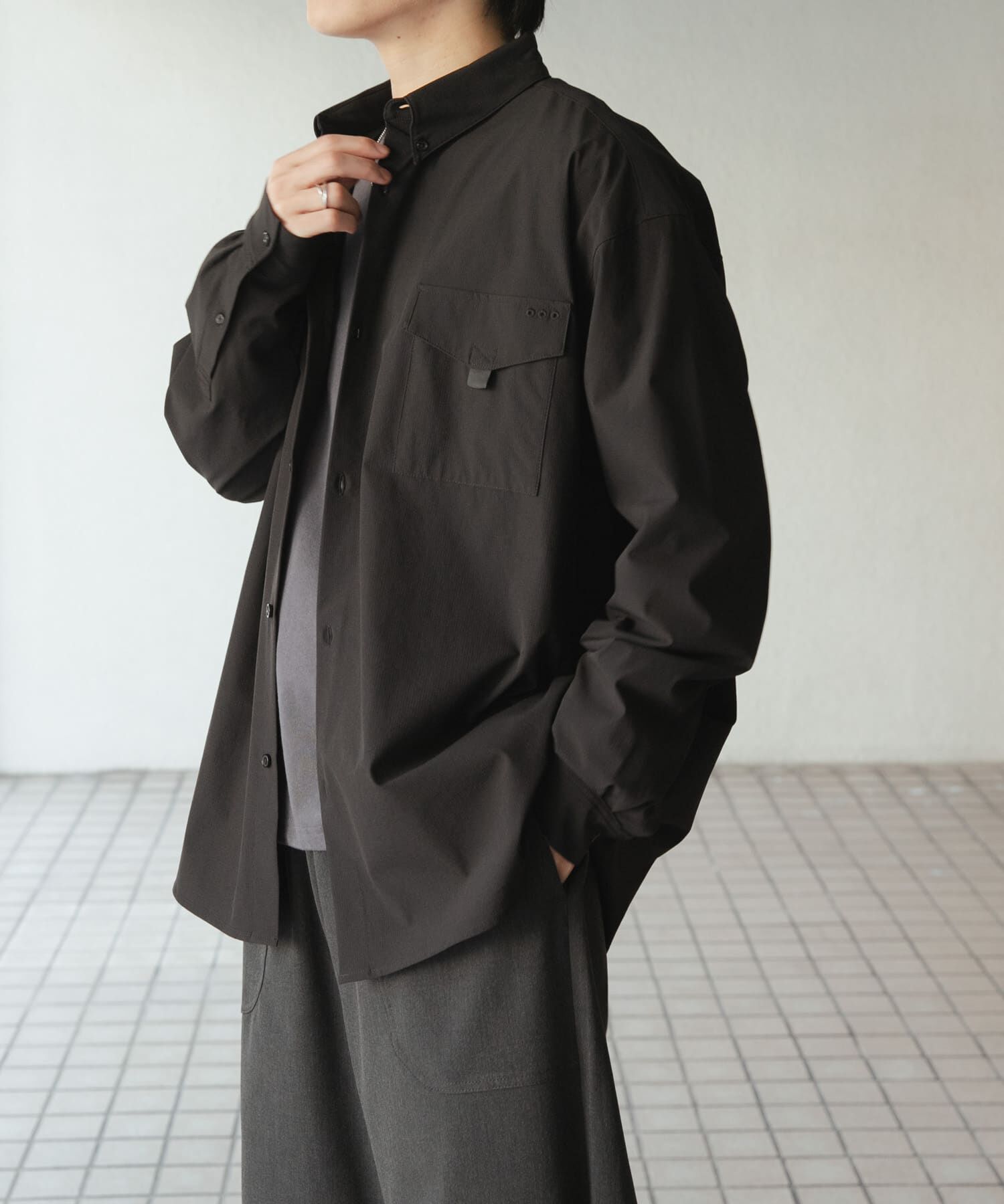 SENSE OF PLACE by URBAN RESEARCH「リップストップフィッシングシャツ」|シャツ・ブラウス|