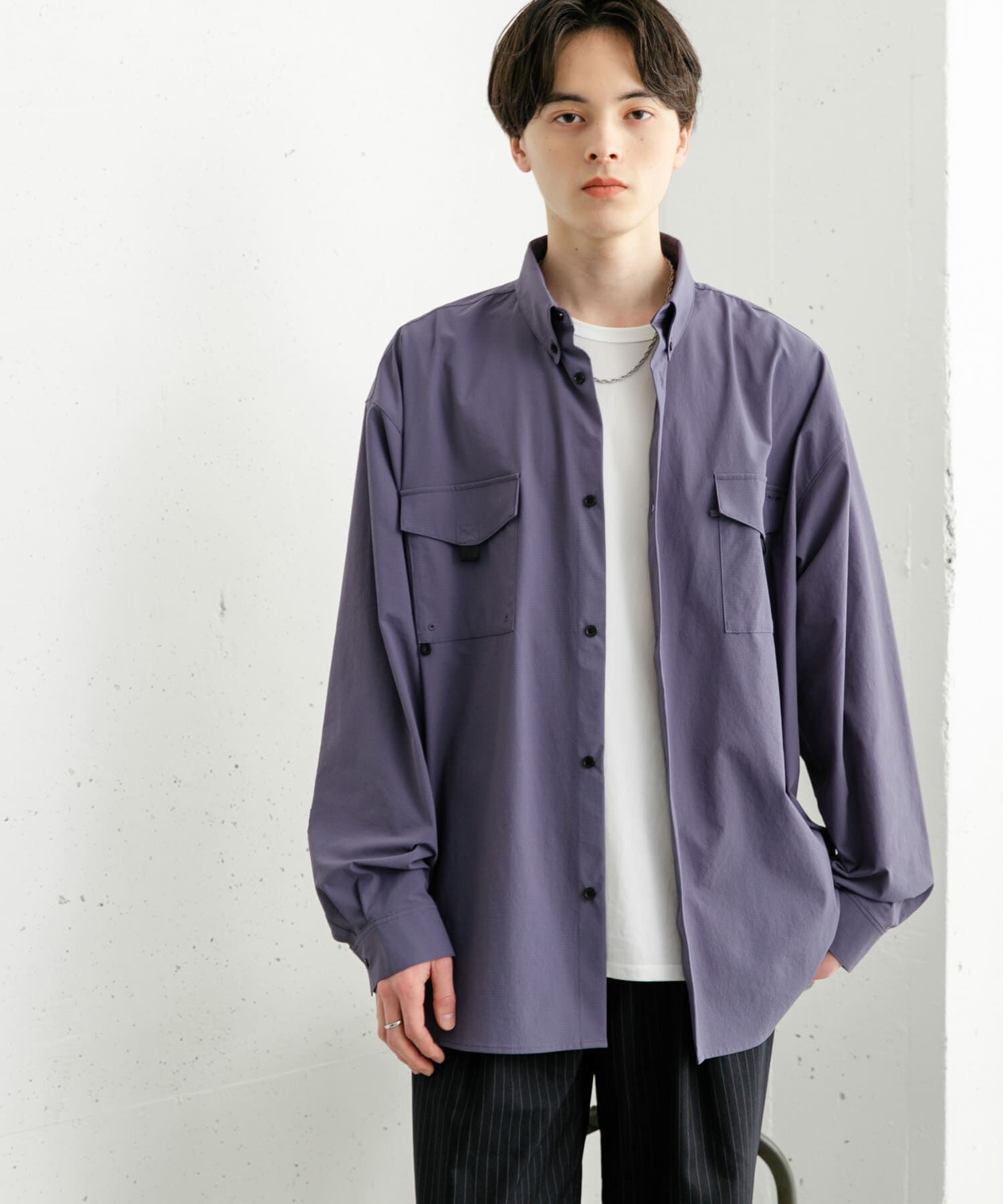 SENSE OF PLACE by URBAN RESEARCH「リップストップフィッシングシャツ」|シャツ・ブラウス|