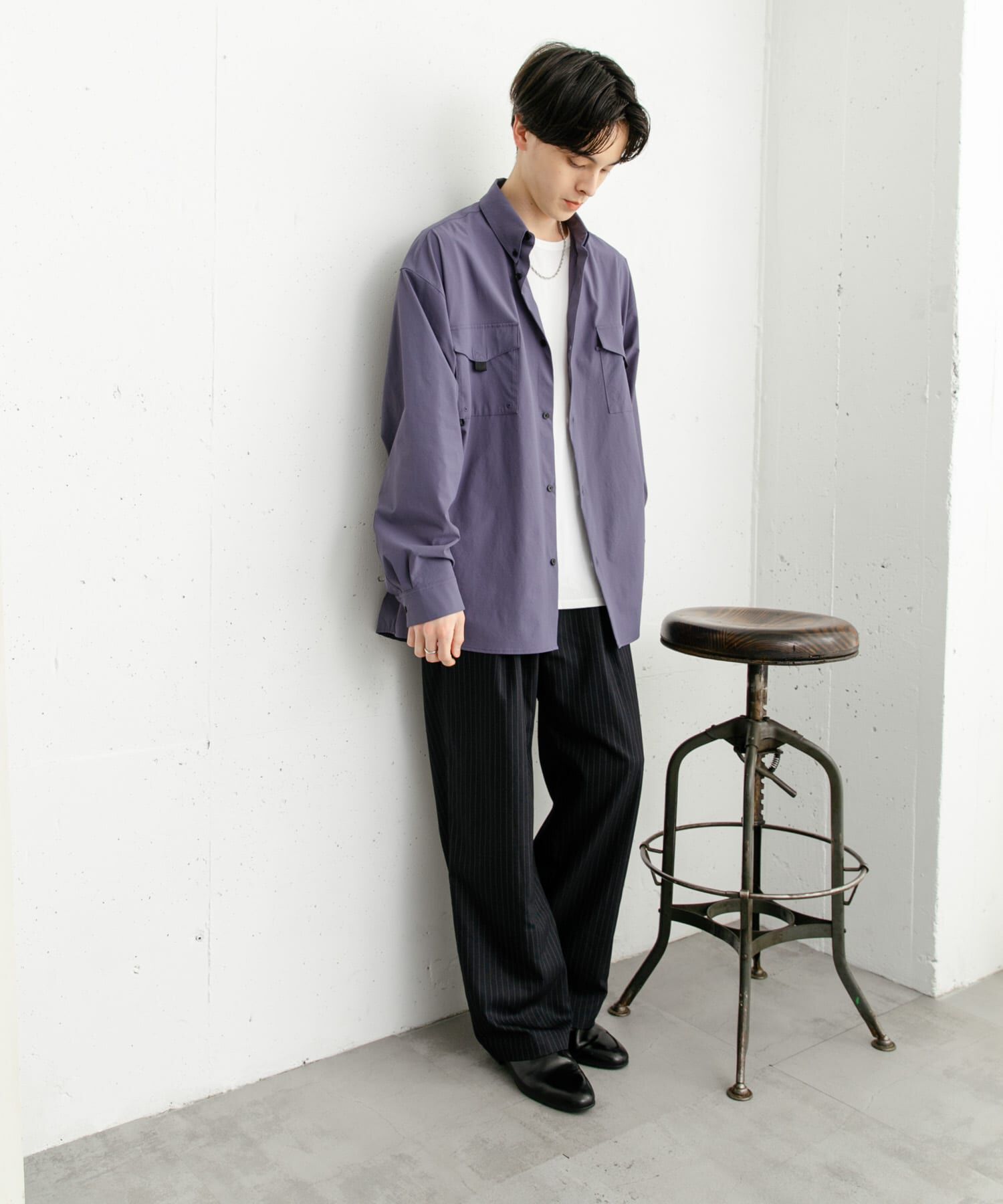 SENSE OF PLACE by URBAN RESEARCH「リップストップフィッシングシャツ」|シャツ・ブラウス|