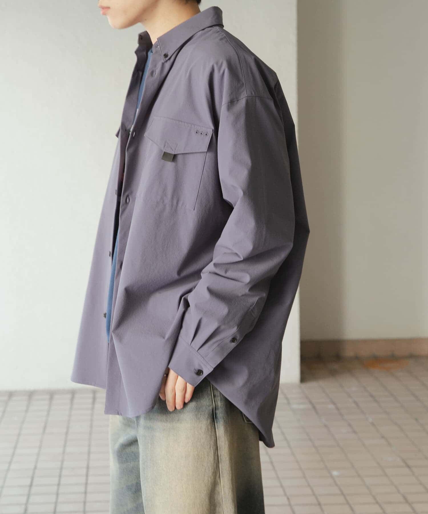 SENSE OF PLACE by URBAN RESEARCH「リップストップフィッシングシャツ」|シャツ・ブラウス|