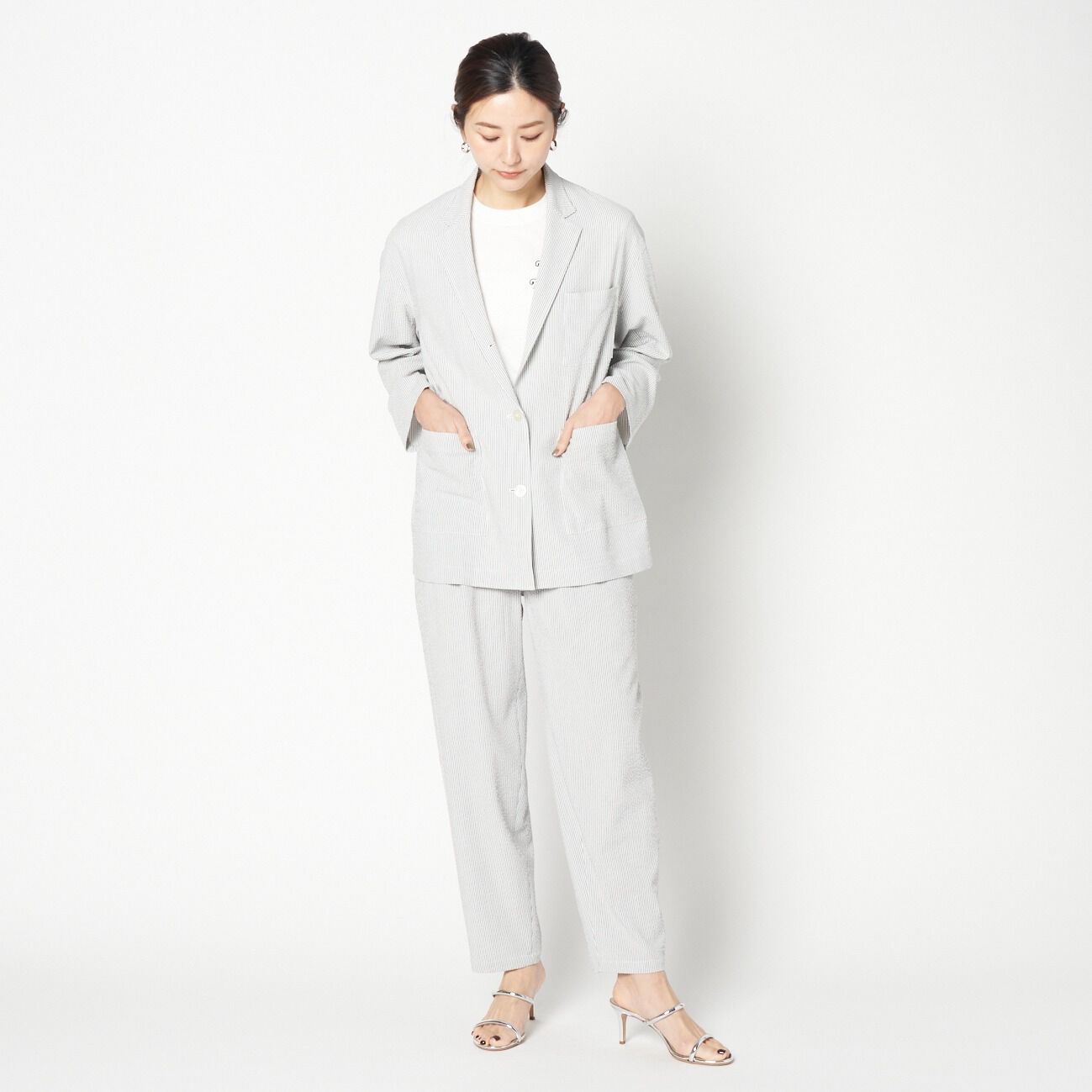 HELIOPOLE「HELIOPOLE the ELLISON JACKET(SHEERSUKER)」|デニムジャケット|