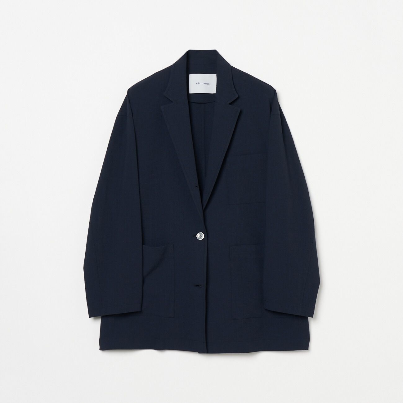 HELIOPOLE「HELIOPOLE the ELLISON JACKET(SHEERSUKER)」|デニムジャケット|ネイビー