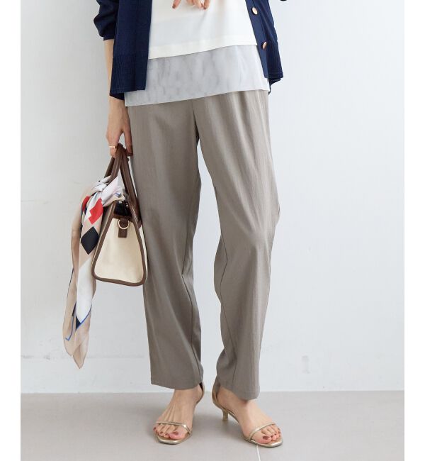  「ストレッチツータックテーパード」|その他|モカ