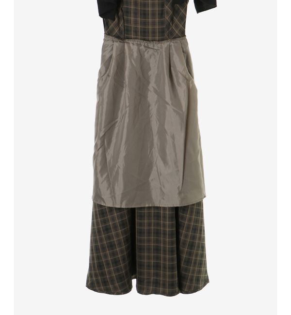  「◎配色肩リボンワンピース」|ワンピース|