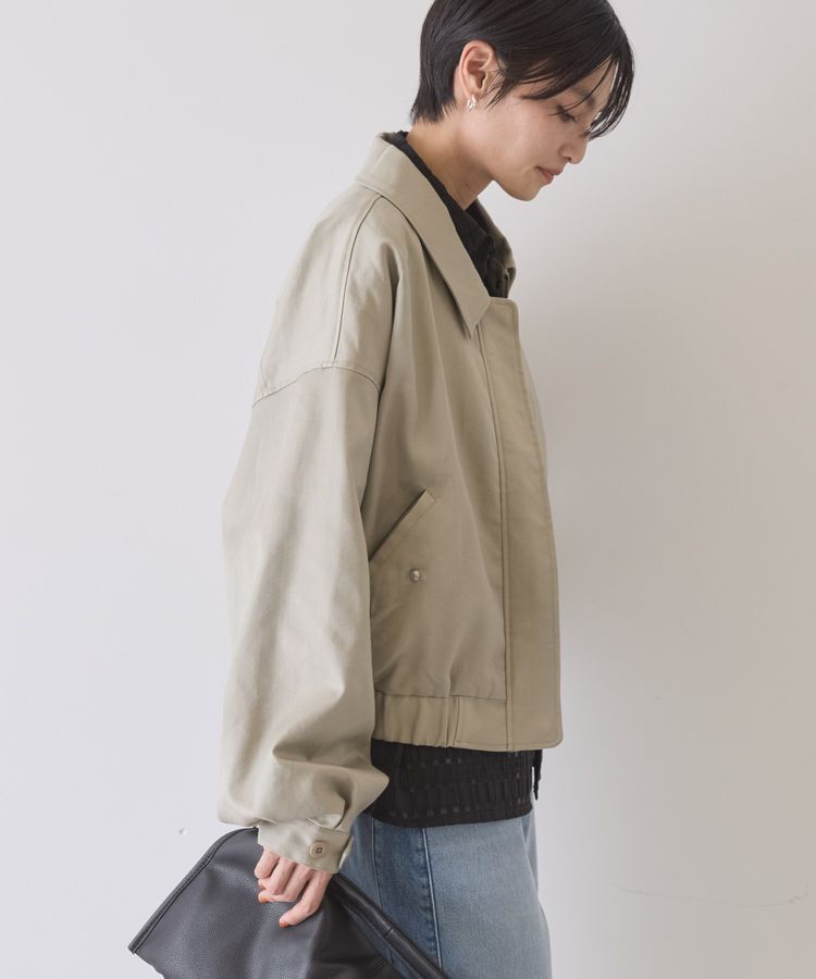 AMERICAN HOLIC「襟付きショート丈ブルゾン」|ブルゾン・スタジャン|