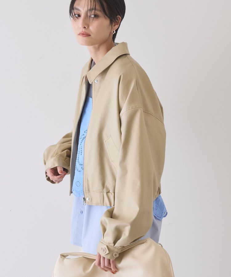 AMERICAN HOLIC「襟付きショート丈ブルゾン」|ブルゾン・スタジャン|