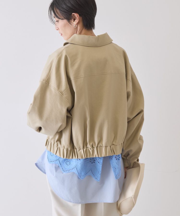 AMERICAN HOLIC「襟付きショート丈ブルゾン」|ブルゾン・スタジャン|