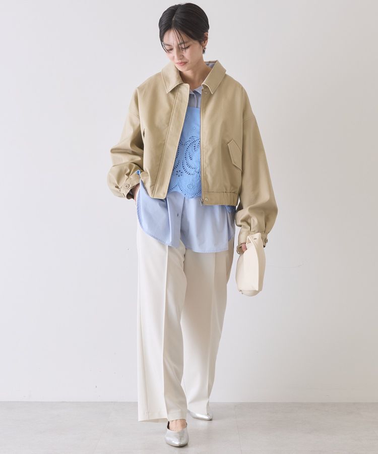 AMERICAN HOLIC「襟付きショート丈ブルゾン」|ブルゾン・スタジャン|