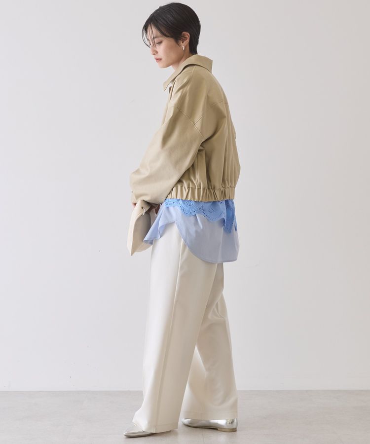 AMERICAN HOLIC「襟付きショート丈ブルゾン」|ブルゾン・スタジャン|