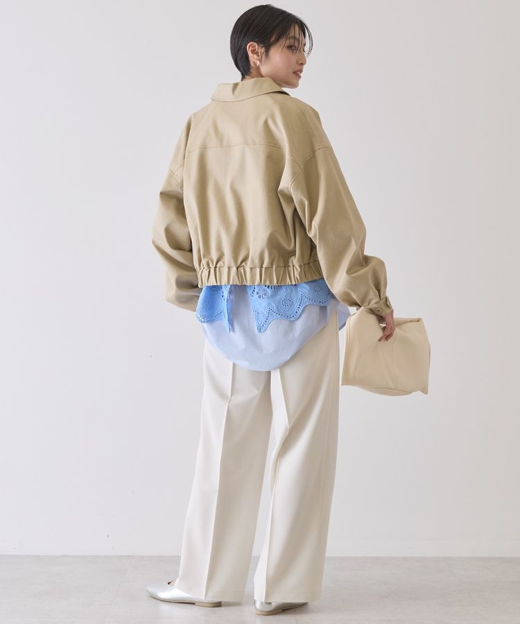 AMERICAN HOLIC「襟付きショート丈ブルゾン」|ブルゾン・スタジャン|