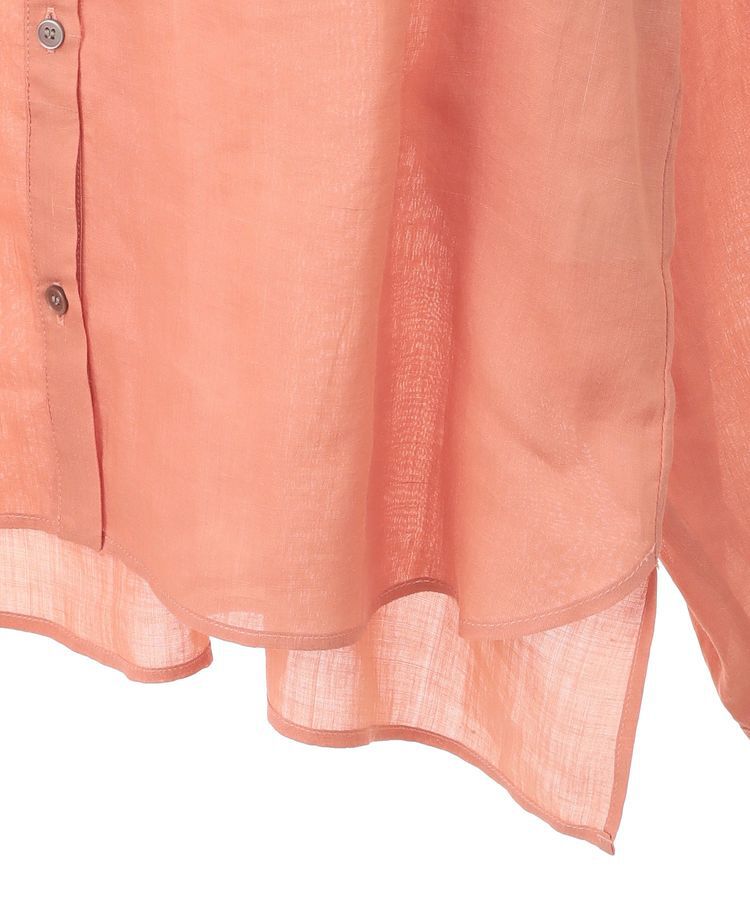 GARAGE OF GOOD CLOTHING「リネン切り替えポケットショート丈シャツ」|シャツ・ブラウス|