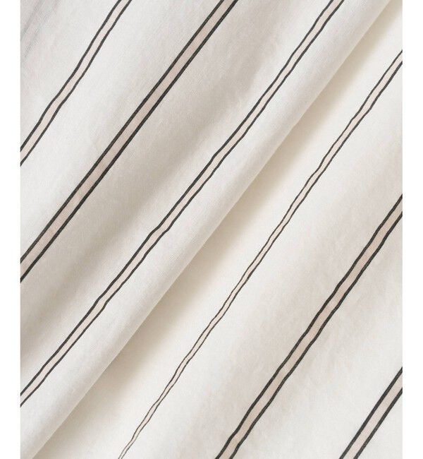 allureville「トリムストライプバックタックシャツ」|シャツ・ブラウス|