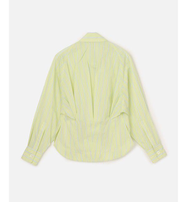 allureville「トリムストライプバックタックシャツ」|シャツ・ブラウス|