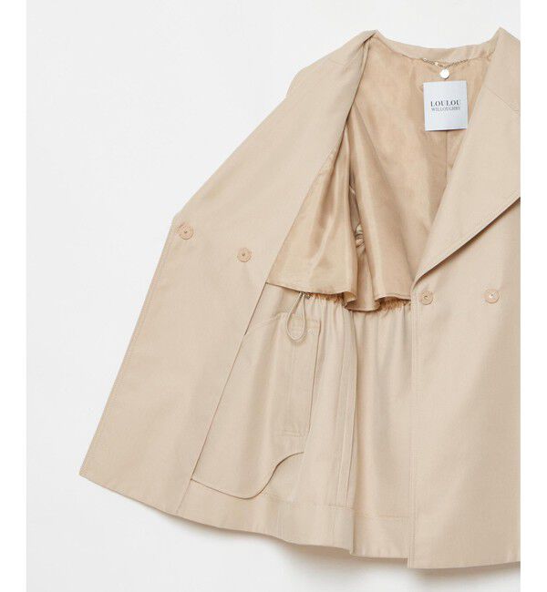 LOULOU WILLOUGHBY「【LOULOU WILLOUGHBY】シャンブレーギャバミドルコート」|その他|