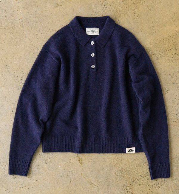  「【25th】FOX混ニットポロ」|ニット・セーター|