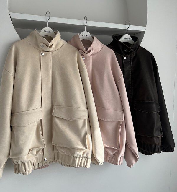  「フェイクレザージャケット」|ダウンベスト・ベスト|