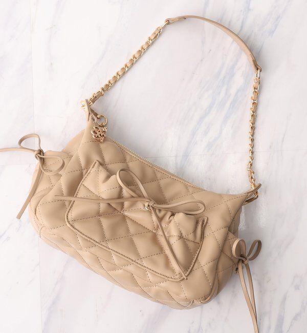  「キルティングリボンボーホーバッグ」|ショルダー・メッセンジャー|