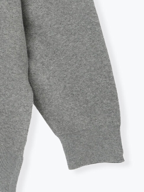 Samansa Mos2「スウェットライクロゴジャカードニット」|ニット・セーター|