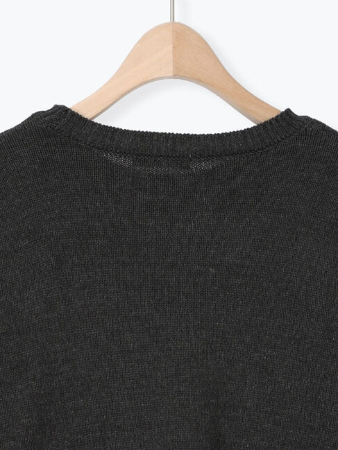 Samansa Mos2「ロゴ刺繍ニット」|ニット・セーター|