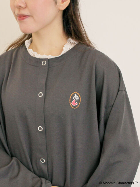 Samansa Mos2「【MOOMIN&times;Samansa Mos2】ミニ裏毛カーディガン」|カーディガン|
