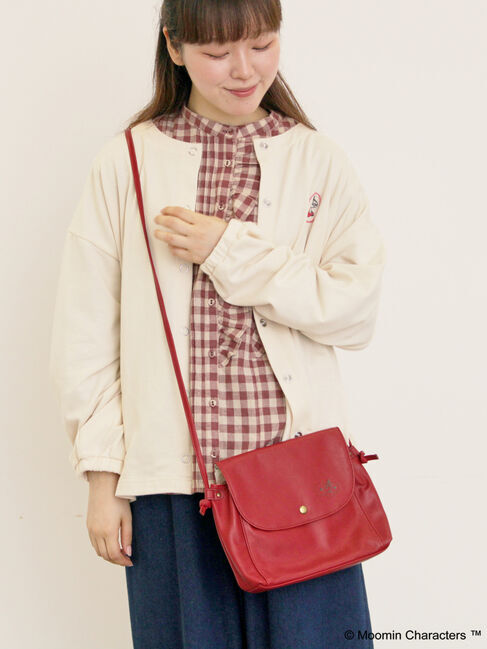 Samansa Mos2「【MOOMIN&times;Samansa Mos2】ミニ裏毛カーディガン」|カーディガン|