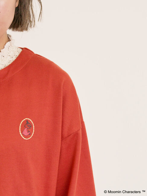 Samansa Mos2「【MOOMIN&times;Samansa Mos2】ミニ裏毛カーディガン」|カーディガン|