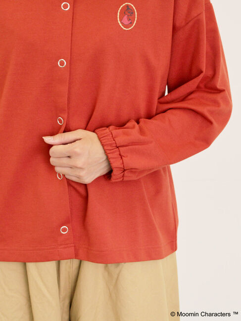 Samansa Mos2「【MOOMIN&times;Samansa Mos2】ミニ裏毛カーディガン」|カーディガン|