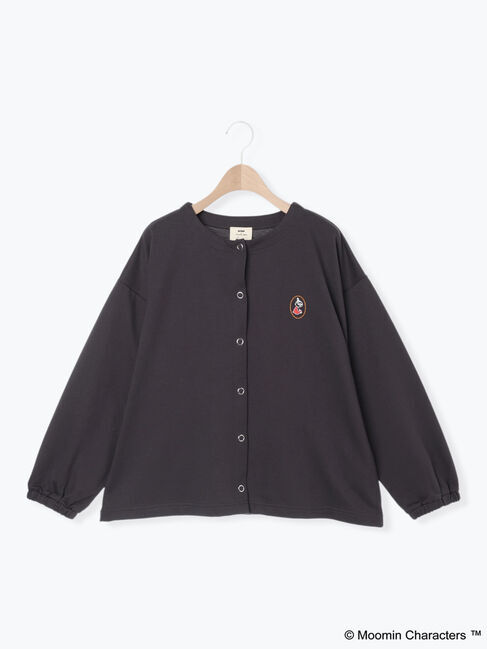 Samansa Mos2「【MOOMIN&times;Samansa Mos2】ミニ裏毛カーディガン」|カーディガン|