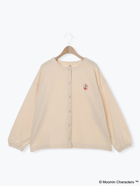 Samansa Mos2「【MOOMIN&times;Samansa Mos2】ミニ裏毛カーディガン」|カーディガン|