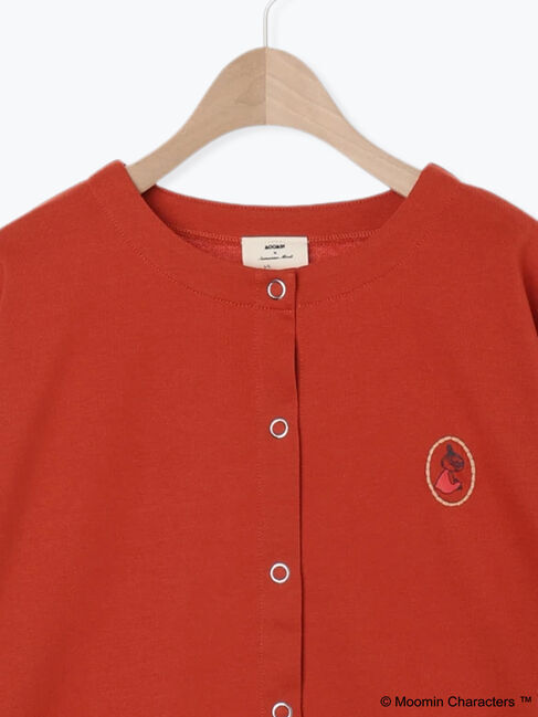 Samansa Mos2「【MOOMIN&times;Samansa Mos2】ミニ裏毛カーディガン」|カーディガン|