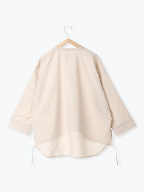 Samansa Mos2 blue「裾ドロストドルマンブラウス」|シャツ・ブラウス|