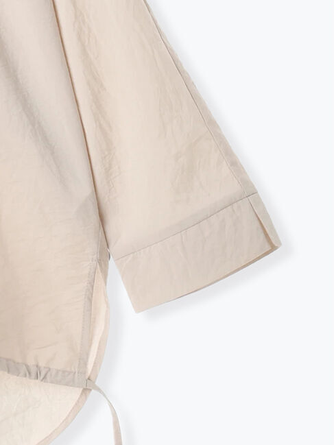 Samansa Mos2 blue「裾ドロストドルマンブラウス」|シャツ・ブラウス|