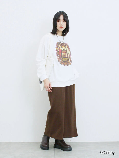 Samansa Mos2 blue「【Disney】ヴィランズ/裏毛スウェット」|Tシャツ・カットソー|