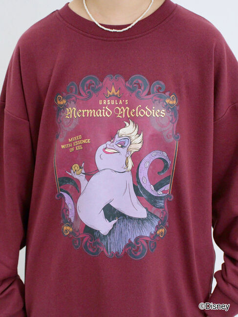 Samansa Mos2 blue「【Disney】ヴィランズ/裏毛スウェット」|Tシャツ・カットソー|