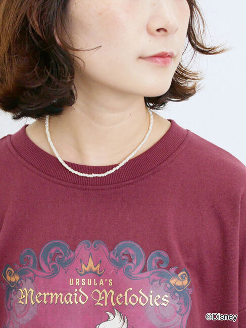 Samansa Mos2 blue「【Disney】ヴィランズ/裏毛スウェット」|Tシャツ・カットソー|